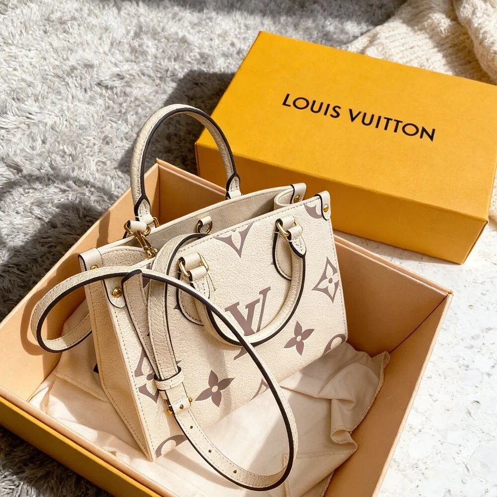 Louis Vuitton  PM Monogram Empreinte Creme